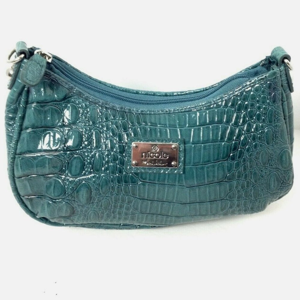 Nicole by Nicole Miller Reptile Print Cosmetic Bag
